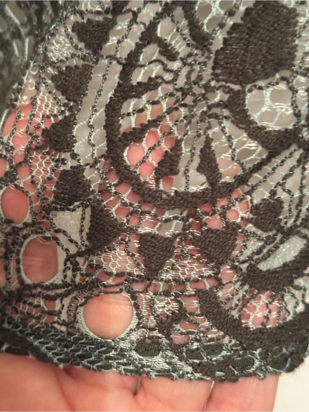 Zara Lace Crochet Crop Top
